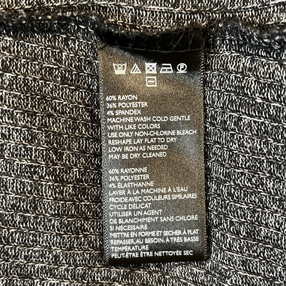 👚Urban Outfitters Soft Cozy Ribbed Tie Wrap Sweater Mini Dress Size(M)Blk - Picture 7 of 8